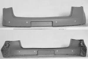 Volkswagen GTI/Rabbit Bumper Rear Primed With Sensor Hole 2006-2009