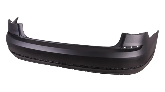 Volkswagen Passat Bumper Rear Primed Without Sensor Hole CAPA Certified 2016-2019
