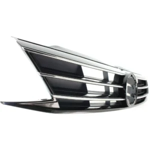 Volkswagen Jetta Grille Black With chrome Molding Excludes GLI With collision Warning Sedan | 2015-2018