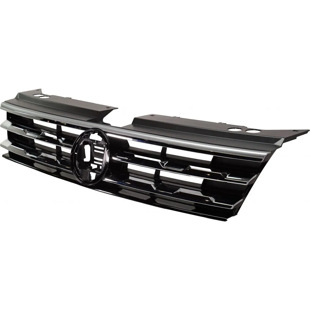 Volkswagen Tiguan Grille Black With chrome Trim/collision Warning Without R-line 2018-2021