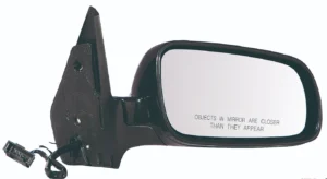 Volkswagen Golf 1999-2007/Jetta 1999-2005/Jetta CITY (canada) 2007-2009 Door Mirror Passenger Side Power Heated Clear Glass Without Memory Paint-to-Match