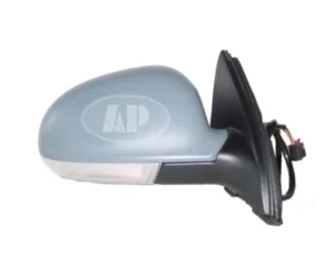 Volkswagen Jetta Door Mirror Passenger Side Power Heated With signal Without Puddle Paint-to-Match 2005-2010