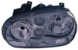 Volkswagen Cabrio 1999-2002/Golf 1999-2001 Head Lamp Driver Side With FOG (chrome Bezel) High Quality
