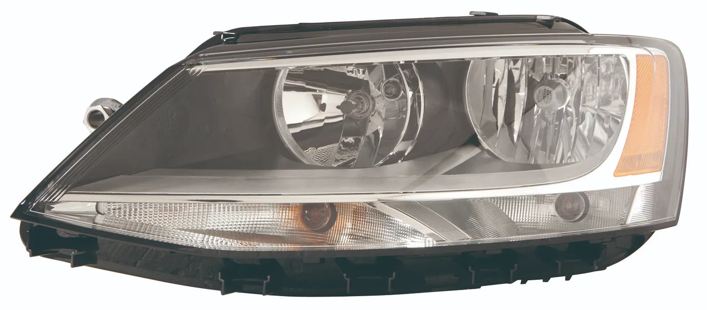 Volkswagen Jetta Head Lamp Driver Side Halogen 2011-2016