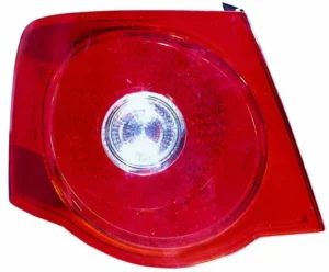 Volkswagen Jetta Tail Lamp Passenger Side (red Lens) High Quality 2005-2007