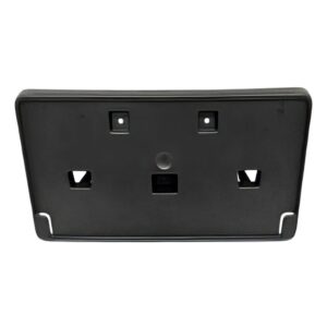 Jeep Grand Cherokee 2022-2025/Grand Cherokee L 2021-2024, 2026 License Plate Bracket Front Black W/Upper Corner Tabs/Models With Tow Hooks