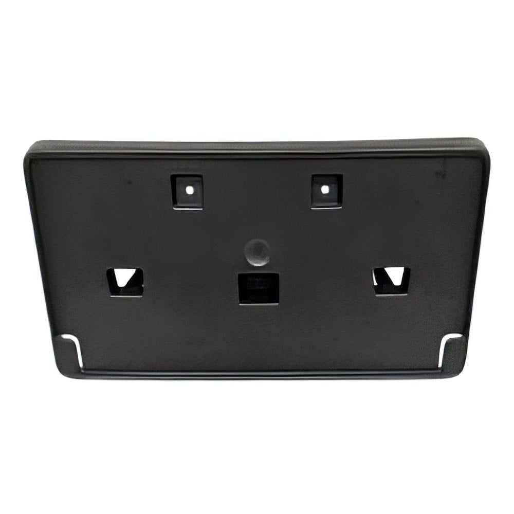 Jeep Grand Cherokee 2022-2025/Grand Cherokee L 2021-2024, 2026 License Plate Bracket Front Black W/Upper Corner Tabs/Models With Tow Hooks