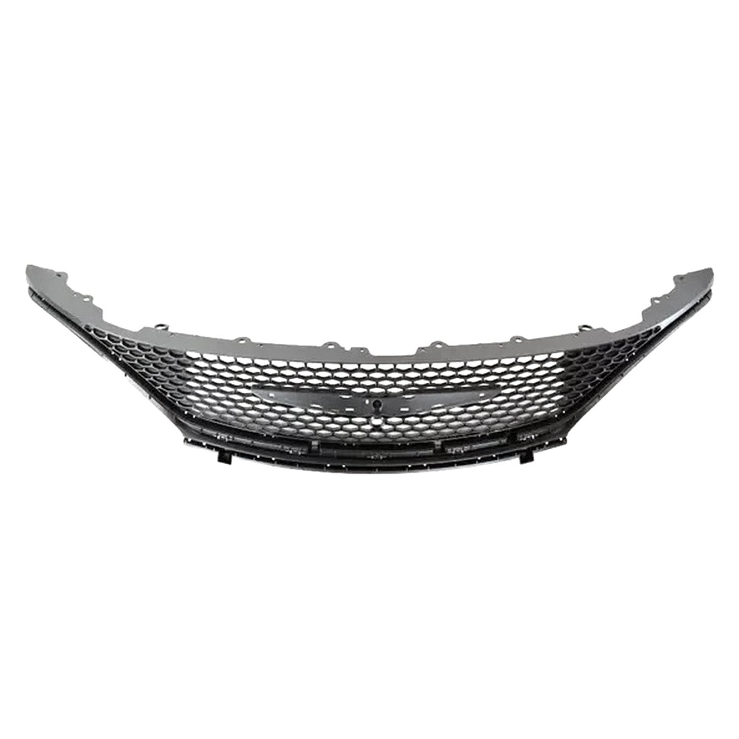 Chrysler Grand Caravan (canada) 2021-2025/Pacifica VAN 2017-2020/Voyager (chrysler) 2020-2025 Grille Front Matte Black Mesh Style With Camera Excludes Hybrid Models