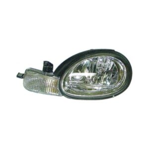 Dodge NEON Head Lamp Driver Side Black Bezel 2001