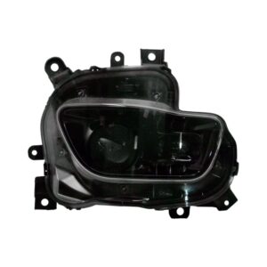 Jeep Cherokee Head Lamp Driver Side Hid With Black Bezel 2014-2018