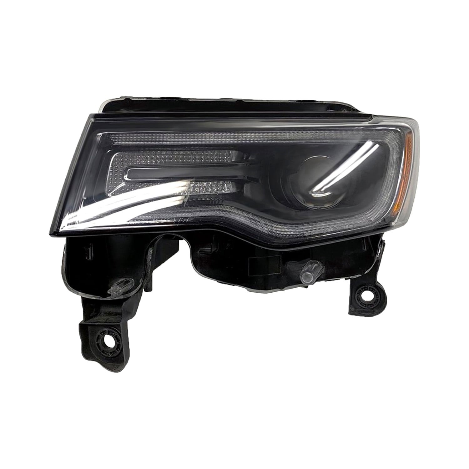 Jeep Grand Cherokee Head Lamp Driver Side Hid Black Bezel/SRT Model 2014-2015