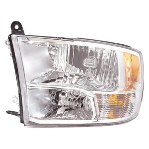 Dodge Ram 1500 Pickup 2009-2010/Pickup RAM2500-3500 2010 Head Lamp Driver Side With Quad CAPA Certified