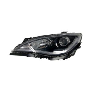 Chrysler Pacifica VAN Head Lamp Driver Side Halogen Code Lme Black Bezel With Quad Lamps 2018-2020