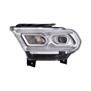 Dodge Durango Head Lamp Driver Side LED Chrome With Bulb Signal Lamp For SXT Models 2021-2024