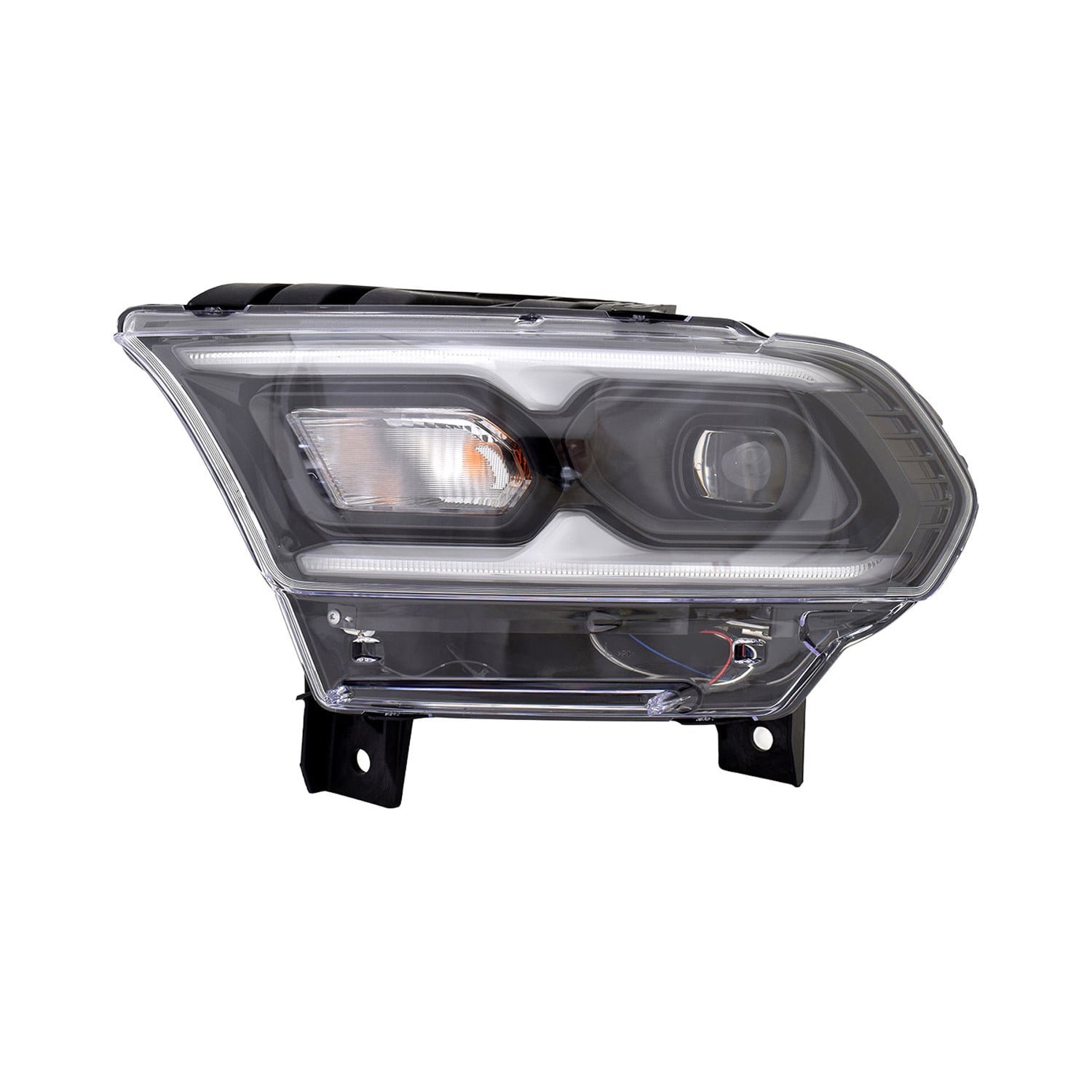 Dodge Durango Head Lamp Driver Side LED Black GT/GT PLUS/SXT/Pursuit Models Without Logo 2021-2026