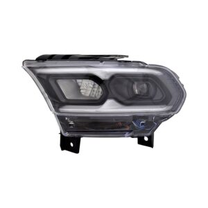 Dodge Durango Head Lamp Driver Side Black Std LED Without Logo For RT/Citadel Models High Quality 2021-2026