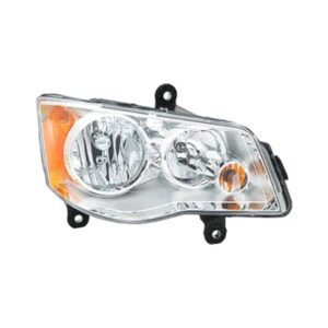 Ram Cargo-van-ram Head Lamp Passenger Side Quad Halogen Chrome Code Lme (2 Adjustors) 2012-2015