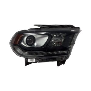 Dodge Durango Head Lamp Passenger Side Hid Black Bezel/LED Drl 2016-2020