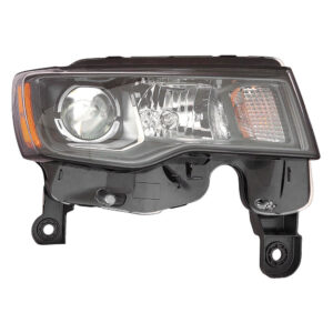 Jeep Grand Cherokee 2017-2021/Grand Cherokee WK 2022 Head Lamp Passenger Side Halogen With black Bezel