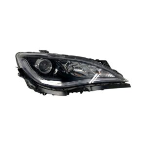 Chrysler Pacifica VAN Head Lamp Passenger Side Halogen Code Lme Black Bezel With Quad Lamps 2018-2020