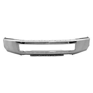 Ford Pickup F450 Superduty/Pickup F550 Superduty Bumper Face Bar Front Steel Chrome Without Fogs 2017-2019