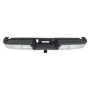 Ford Pickup F150/Pickup F150 Police Responder Bumper Rear Assembly Chrome Light Duty With Active Park HOLES/Park Assist Sensor/Std Duty Hitch 2021-2023
