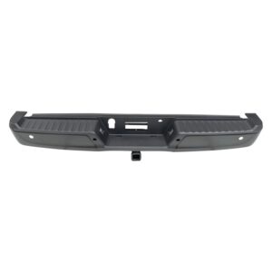 Ford Pickup F150/Pickup F150 Police Responder Bumper Rear Assembly Black Paint-to-Match Light Duty With Park Assist Sensor/Std Duty Hitch Without Active Sensor 2021-2023