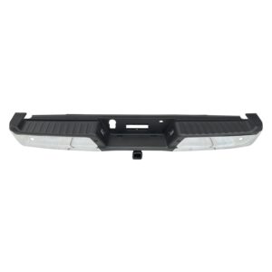 Ford Pickup F150/Pickup F150 Police Responder Bumper Rear Assembly Chrome Light Duty With Park Assist Sensor/Maximum Duty Hitch Without Active Park 2021-2023