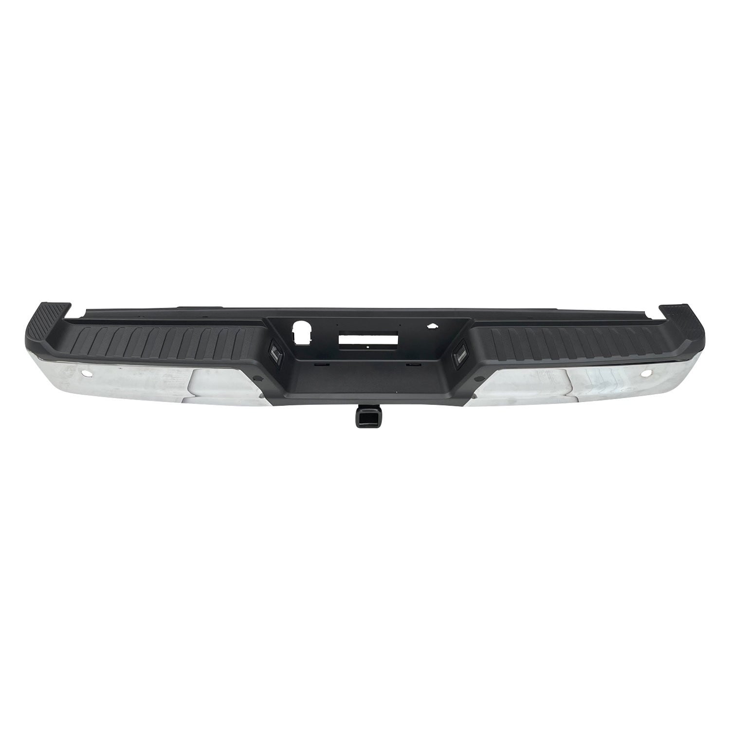 Ford Pickup F150/Pickup F150 Police Responder Bumper Rear Assembly Chrome Light Duty With Active Park Sensor/Park Assist Sensor/Maximum Duty Hitch 2021-2023