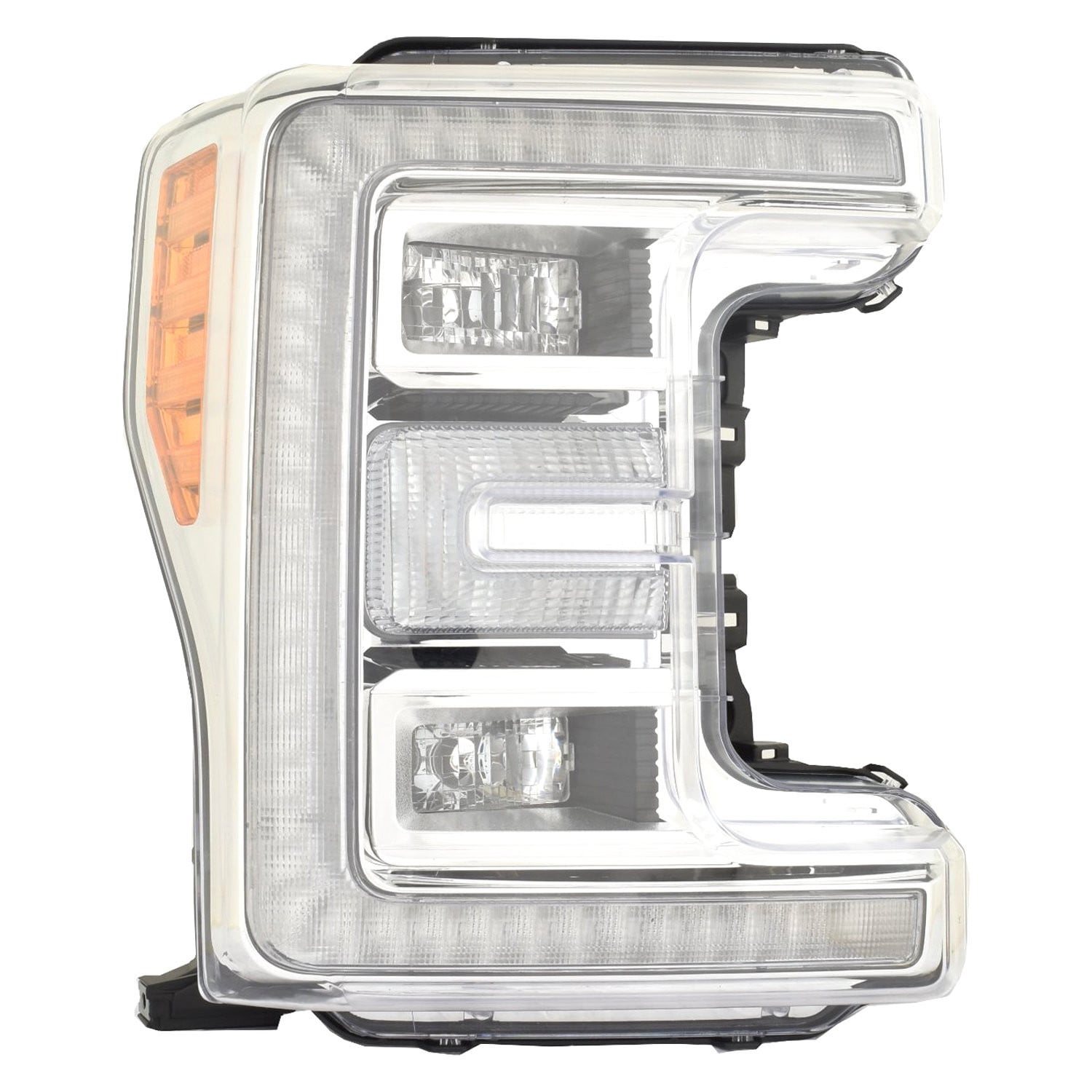 Ford Pickup Superduty Head Lamp Passenger Side LED Without Logo From 6/18 CAPA Certified 2018-2019