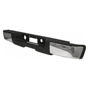 GMC Sierra Pickup Hybrid Bumper Rear Assembly Chrome With rebar/hitch Without Sensor 2009-2013
