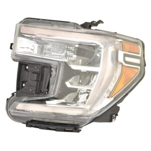GMC Sierra Pickup 1500 Head Lamp Driver Side Without LED Signal Light Base/sle/elevation Models 2019-2021