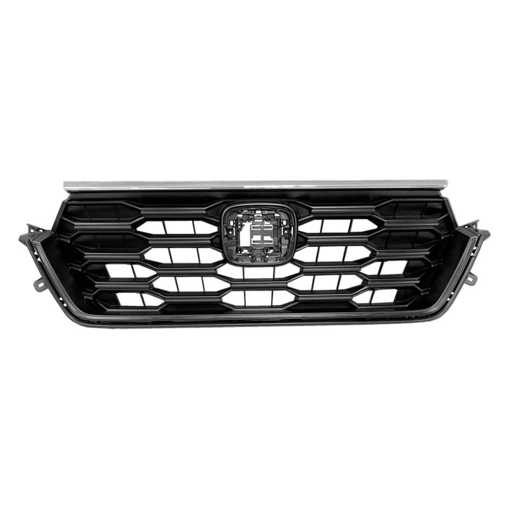 Honda CRV Grille Front Matte Black With Chrome Molding LX Models 2023-2026