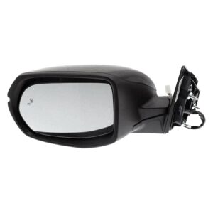 Honda CRV/CRV Hybrid Door Mirror Driver Side Black Paint-to-Match/Power/Manual Folding/Heated With signal/blind Spot Detect 2023-2026