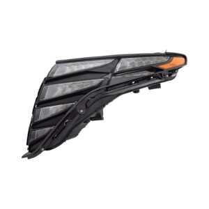 Hyundai Tucson Daytime Running Lamp Driver Side Black Trim Korea Built High Quality 2022-2024