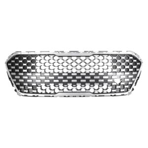 Kia Soul Grille Lower Front Black/Silver With Chrome Frame EX Model 2023-2025
