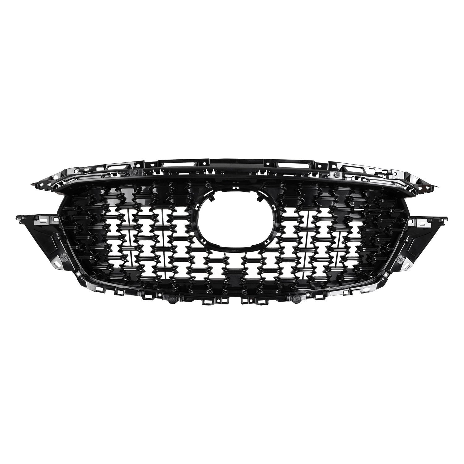 Mazda CX5 Grille Front Gloss Black With Black Accent 2022-2025