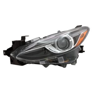 Mazda 3/3 Sport Head Lamp Driver Side Hid Without Auto Level SDN/HB Lens And Housing Only High Quality 2014-2016