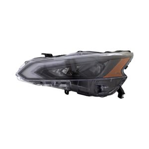 Nissan Altima Head Lamp Driver Side LED Black 2023-2025