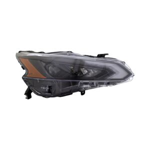 Nissan Altima Head Lamp Passenger Side LED Black 2023-2025