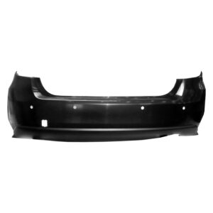Subaru Impreza Bumper Rear Primed With textured Lower With Sensor Sedan CAPA Certified 2017-2023