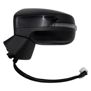 Subaru Ascent Door Mirror Driver Side Black Paint-to-Match Heated Power With Manual FOLD/Memory/Blind SPOT/Signal 2023
