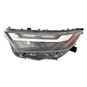 Toyota RAV4 Head Lamp Driver Side LED North America Built Single Projector Excludes Hybrid And 2022 LE 2022-2025