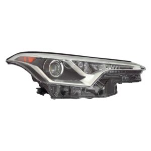 Toyota CHR Head Lamp Passenger Side Halogen With LED Drl Turkey Built CAPA Certified 2018-2019