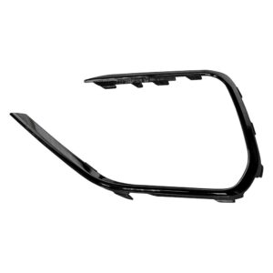 Volkswagen Atlas 2021-2023/Atlas Cross Sport 2020-2023 Grille Molding Front Driver Side Gloss Black R-line