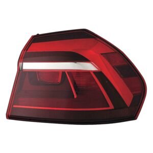 Volkswagen Passat Tail Lamp Passenger Side Without LED Tinted From 7/16 CAPA Certified 2017-2019